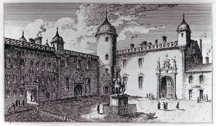 Das Parlament Close (Gravur)